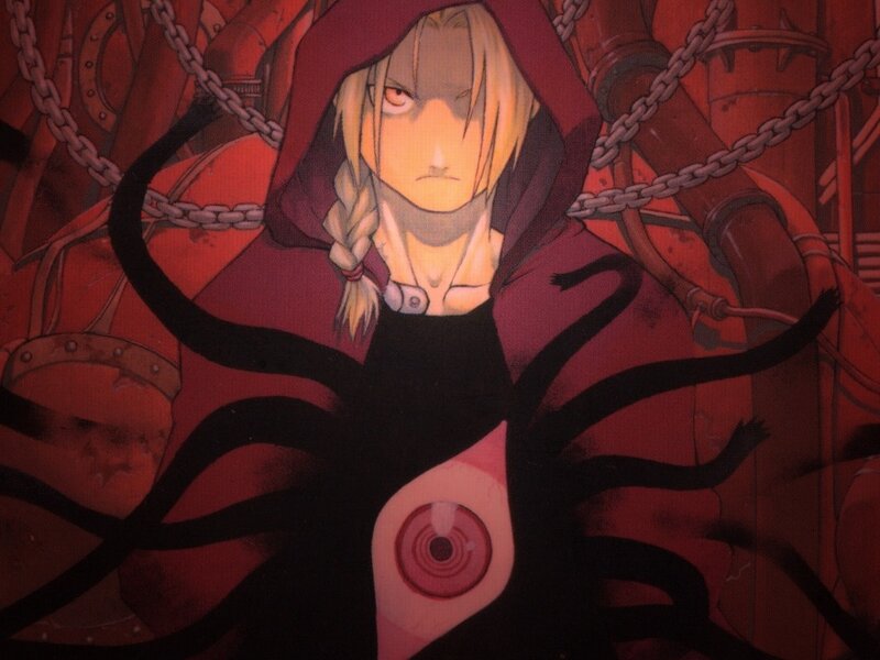 Blonde Character in Red Cloak — Dramatic
