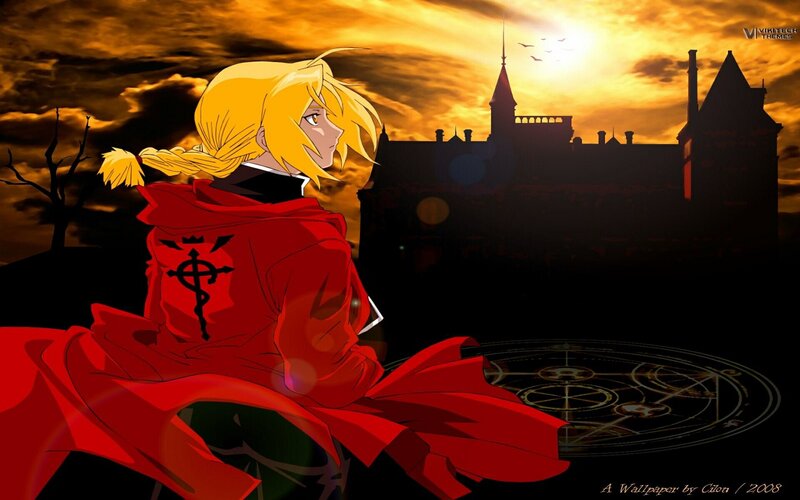 Blonde Character in Red Coat