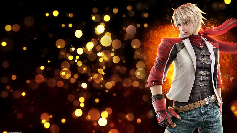 Blonde Character in Red Jacket