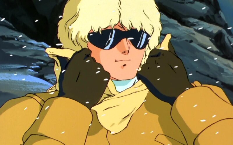 Blonde Character in Winter Gear