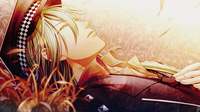 Blonde Character Lying Down — Gold