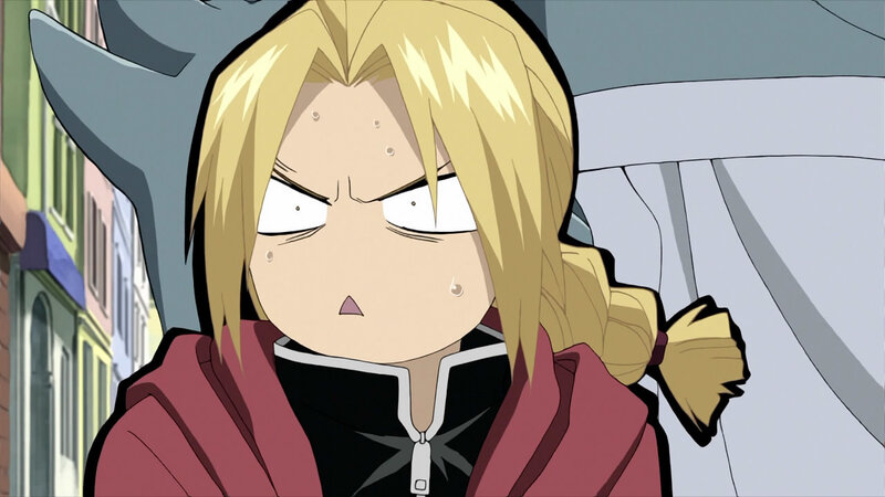 Blonde Character with Angry Face