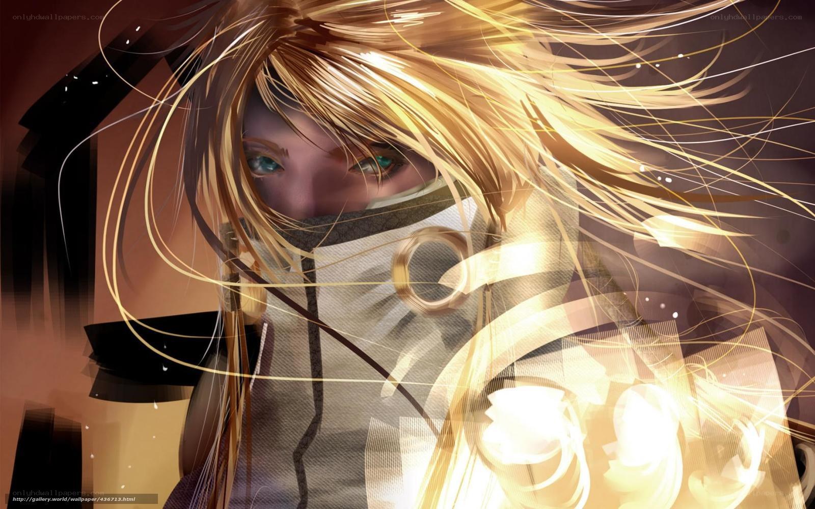 blonde character with glowing hair