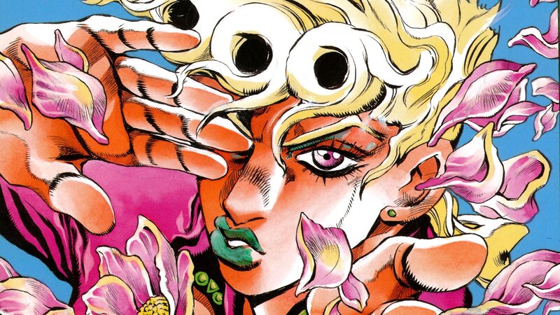 Blonde Character with Green Lips