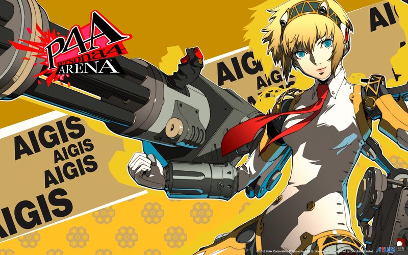 Blonde Character with Gun