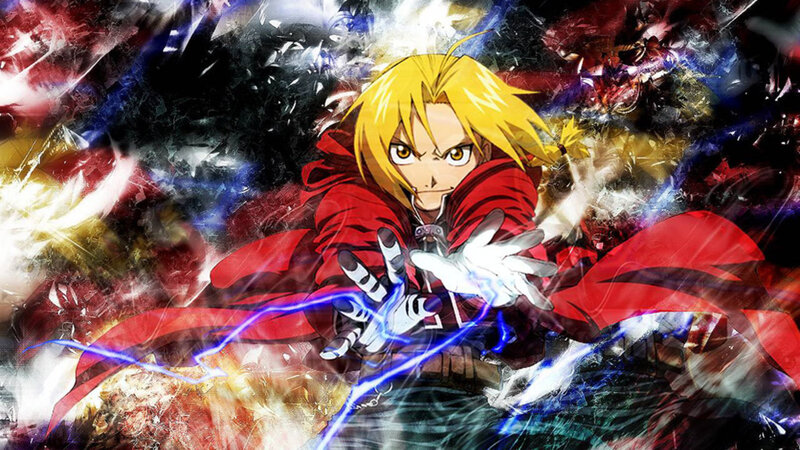 Blonde Character with Lightning