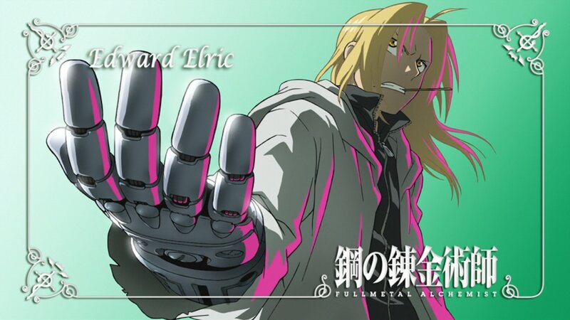 Blonde Character with Mechanical Hand — Green