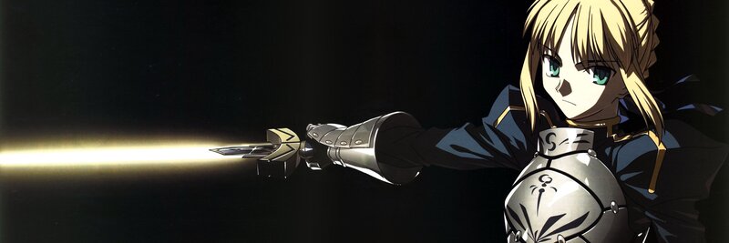 Blonde Character with Sword — Black, Dramatic, Night, Anime, Armor