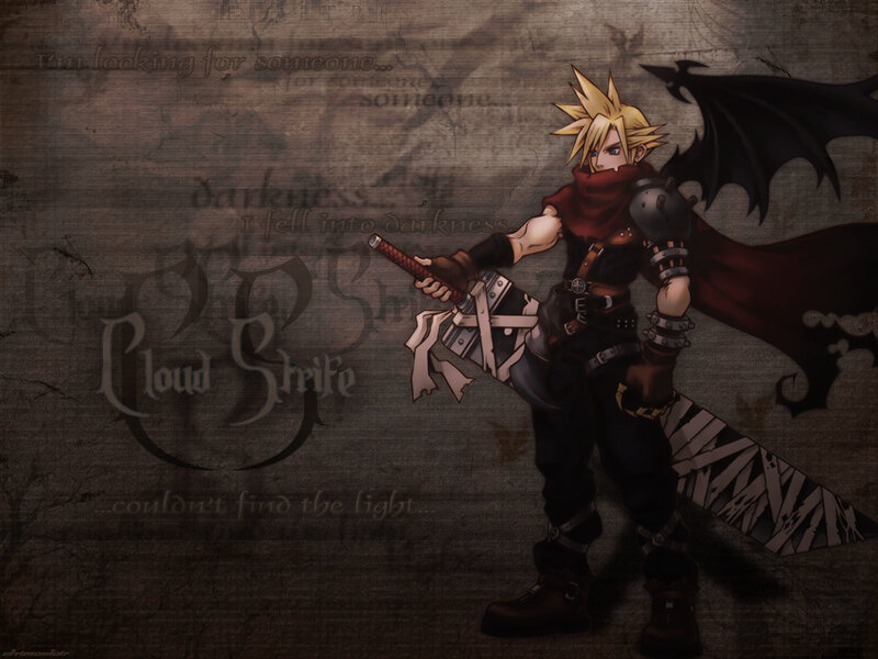 Blonde Character with Sword — Brown, Dramatic