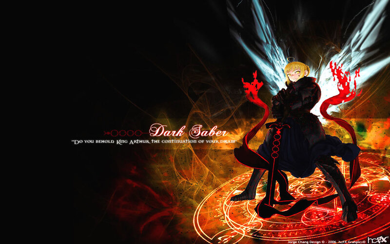 Blonde Character with Wings — Black