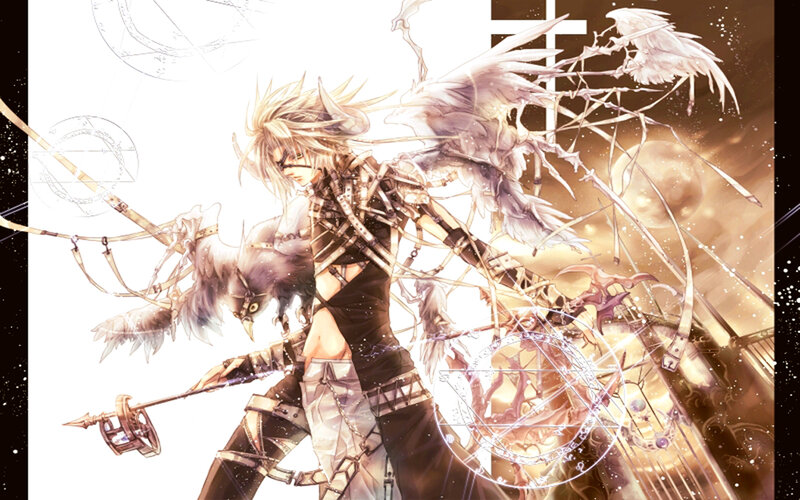 Blonde Character with Wings