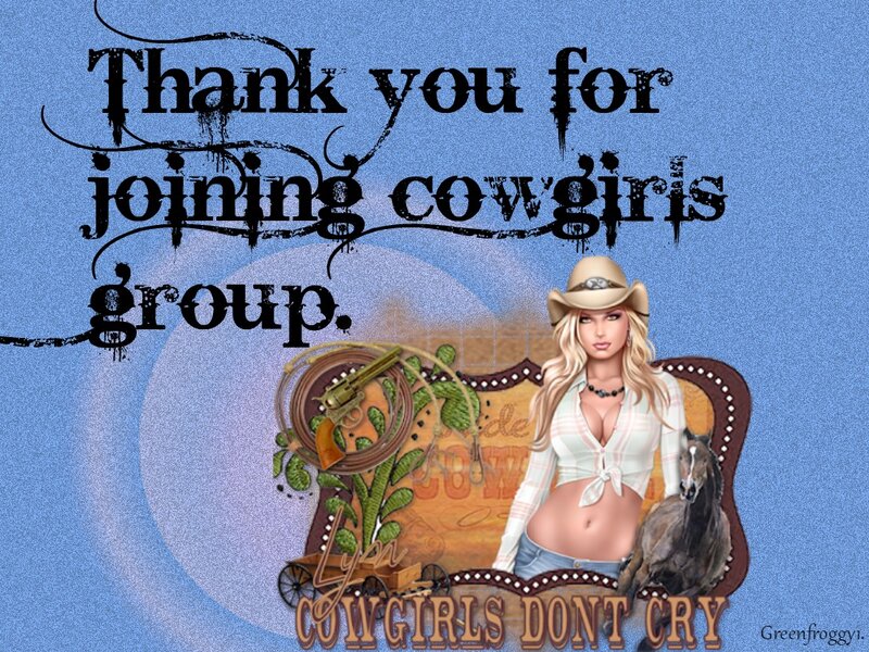 Blonde Cowgirl Character