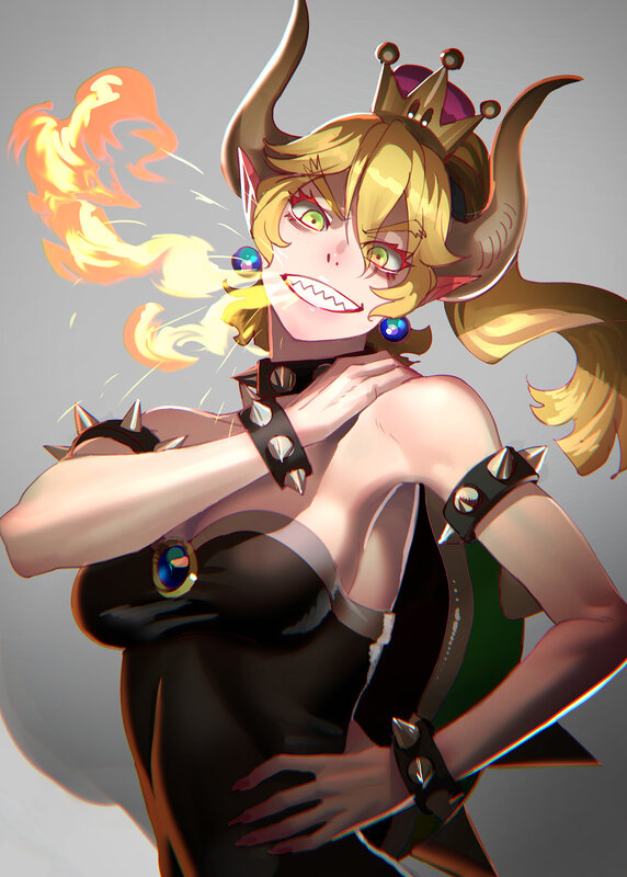 Blonde Demon Queen