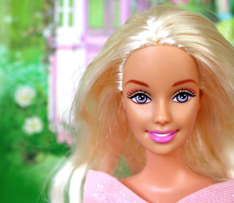 Blonde Doll in Pink