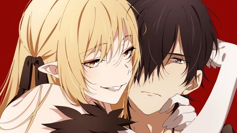 Blonde Elf and Dark-haired Man