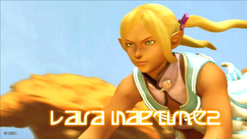 Blonde Elf-like Character — Blue