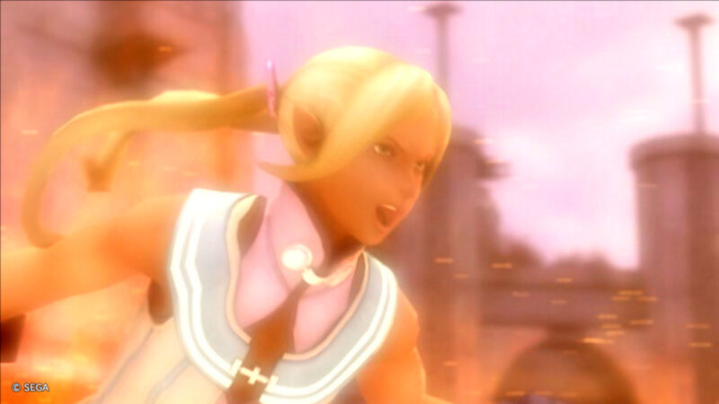 Blonde Elf-like Character — Pink