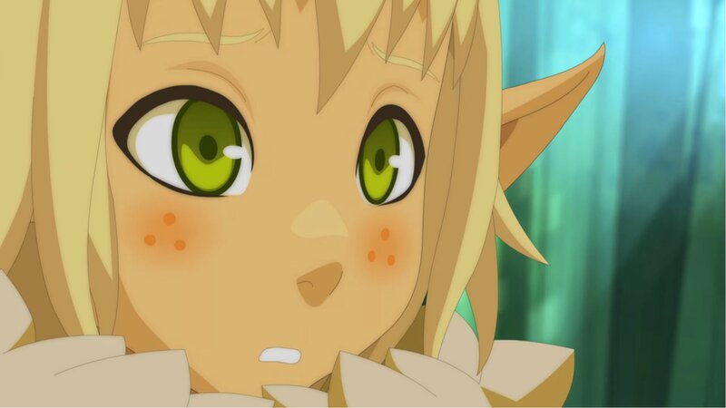 Blonde Elf with Green Eyes — Yellow