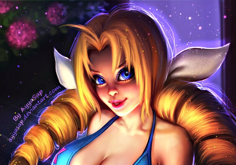 Blonde Fairy Character — Purple, Fantasy