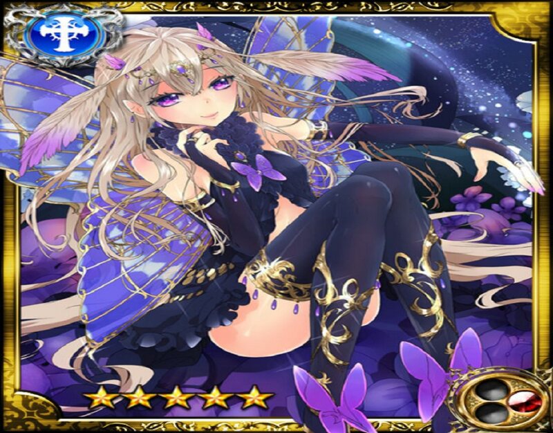 Blonde Fairy Character — Purple