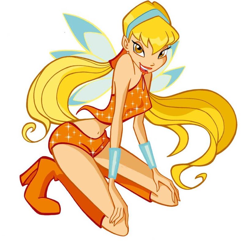 Blonde Fairy Character — Yellow, Playful