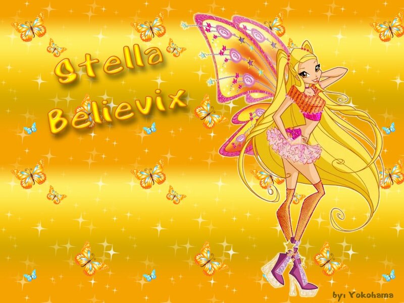 Blonde Fairy Character — Yellow