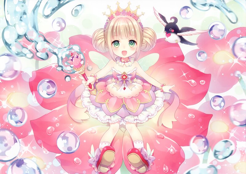 Blonde Fairy Girl — Pink
