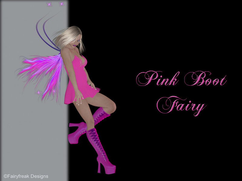 Blonde Fairy in Pink — Playful