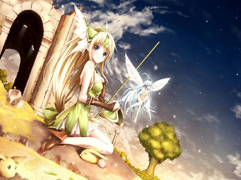 Blonde Fairy with Staff