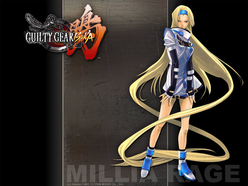 Blonde Female Character — Black, Dramatic, Anime, Long Blonde Hair
