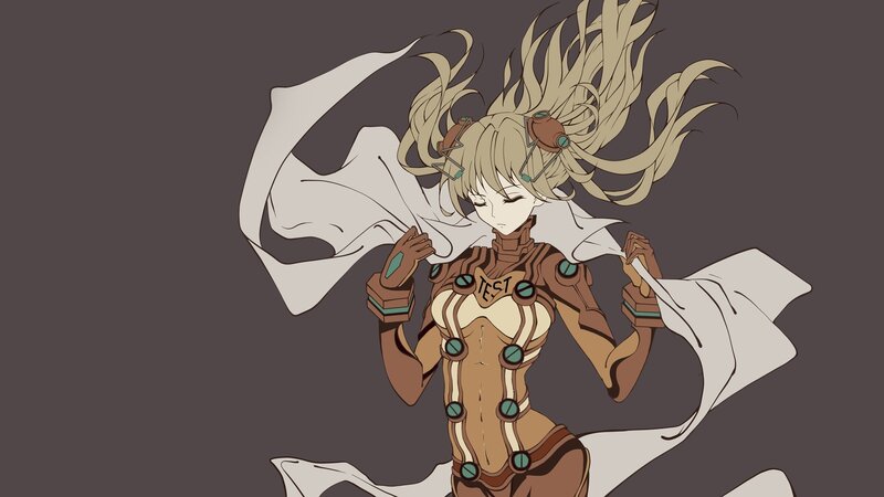 Blonde Female Character — Brown, Dramatic