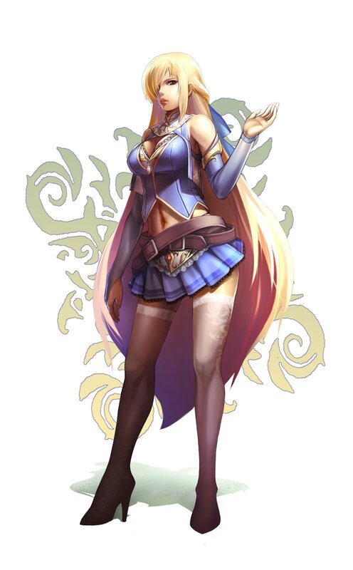 blonde female fantasy character