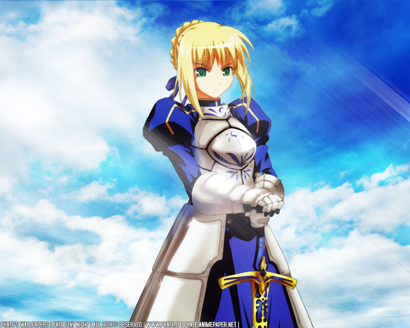 Blonde Female Knight — Blue, Dramatic, Afternoon