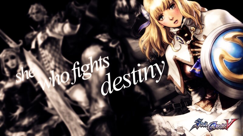 Blonde Female Warrior — Black, Dramatic, Anime