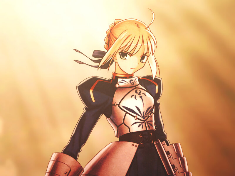 Blonde Female Warrior — Gold