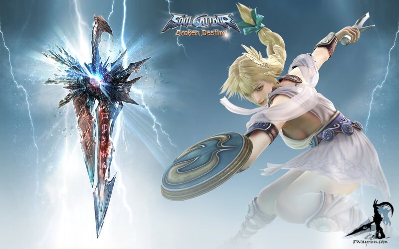 Blonde Female Warrior — White