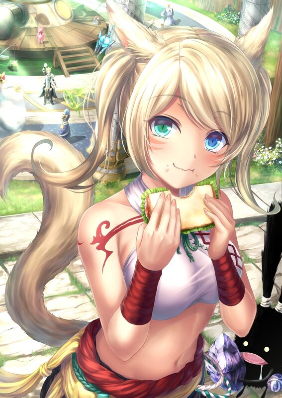 Blonde Fox-eared Girl — Blond
