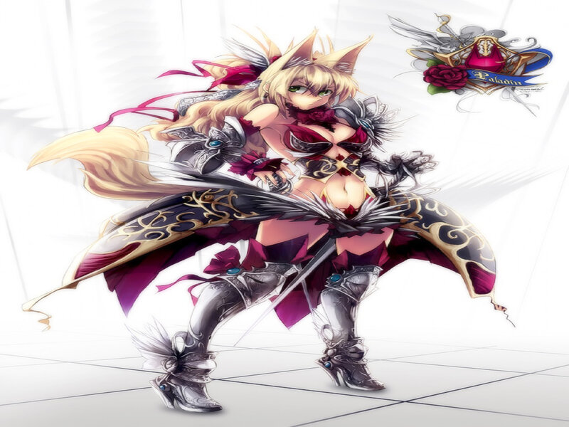 Blonde Fox-eared Woman