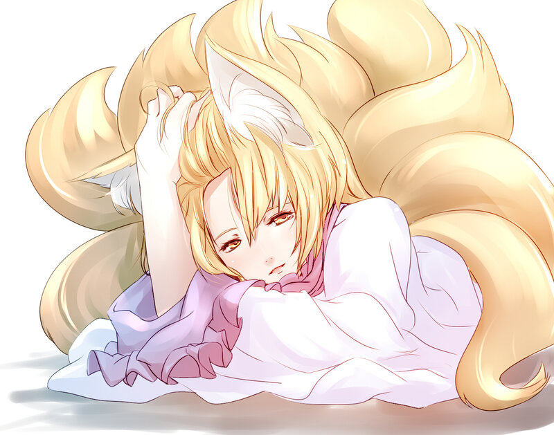 Blonde Fox Girl — Yellow