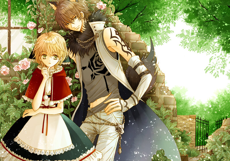 Blonde Girl and Brown-haired Boy — Green
