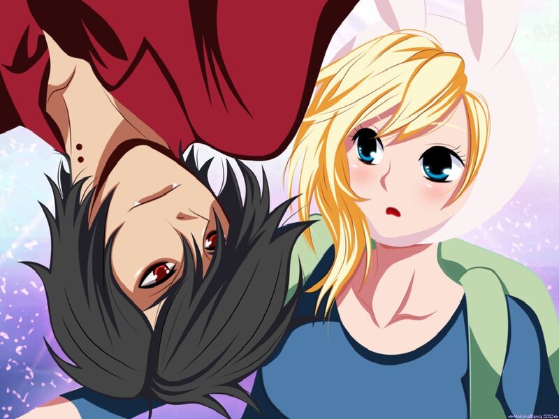 Blonde Girl and Dark-haired Boy — Blue, Dramatic
