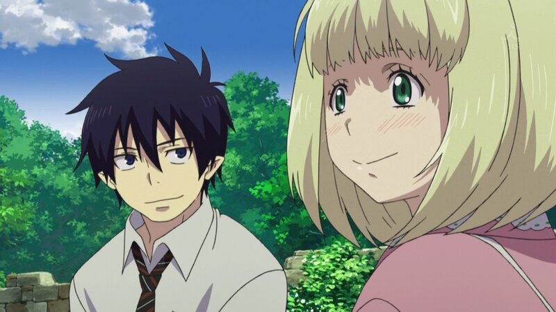 Blonde Girl and Dark-haired Boy
