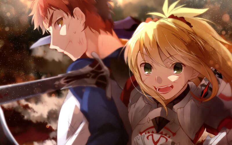 Blonde Girl and Red-haired Boy — Gold