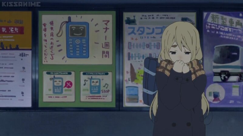 Blonde Girl at Train Station