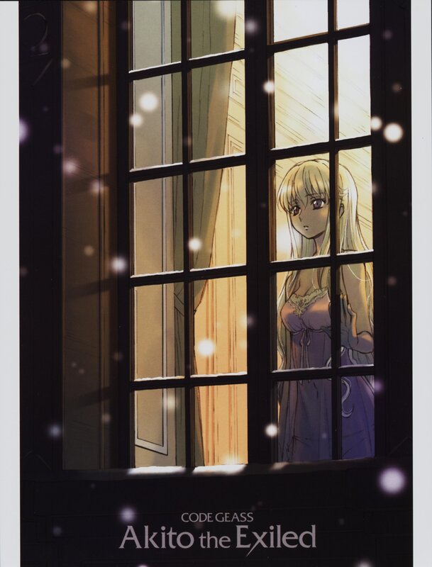 Blonde Girl at Window — Purple