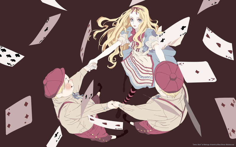 Blonde Girl Dancing with Boys