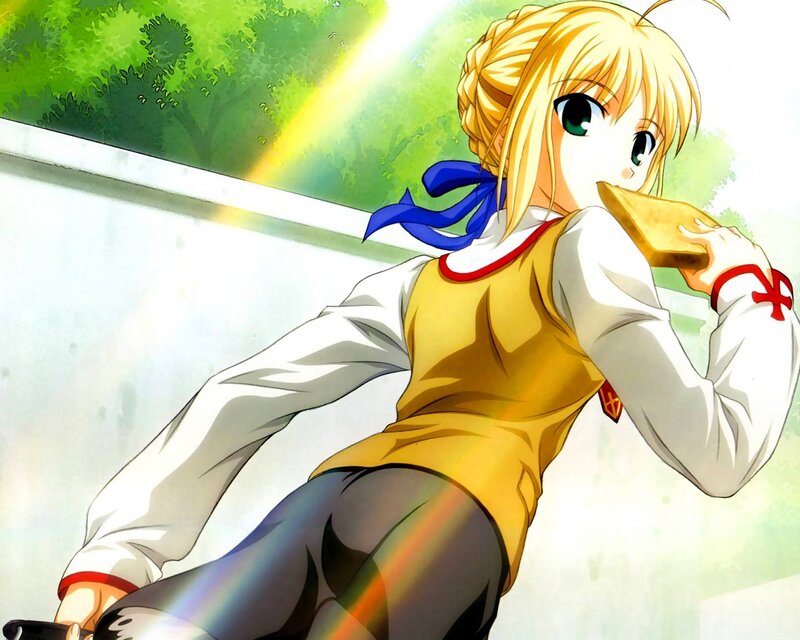blonde girl eating sandwich