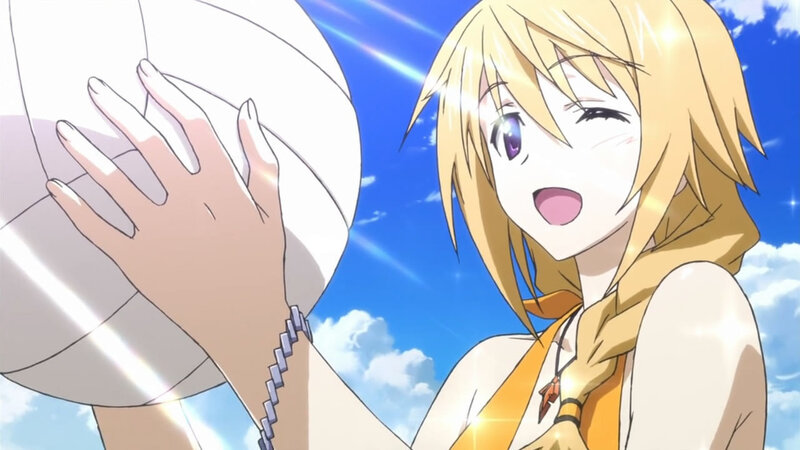 Blonde Girl Holding Ball