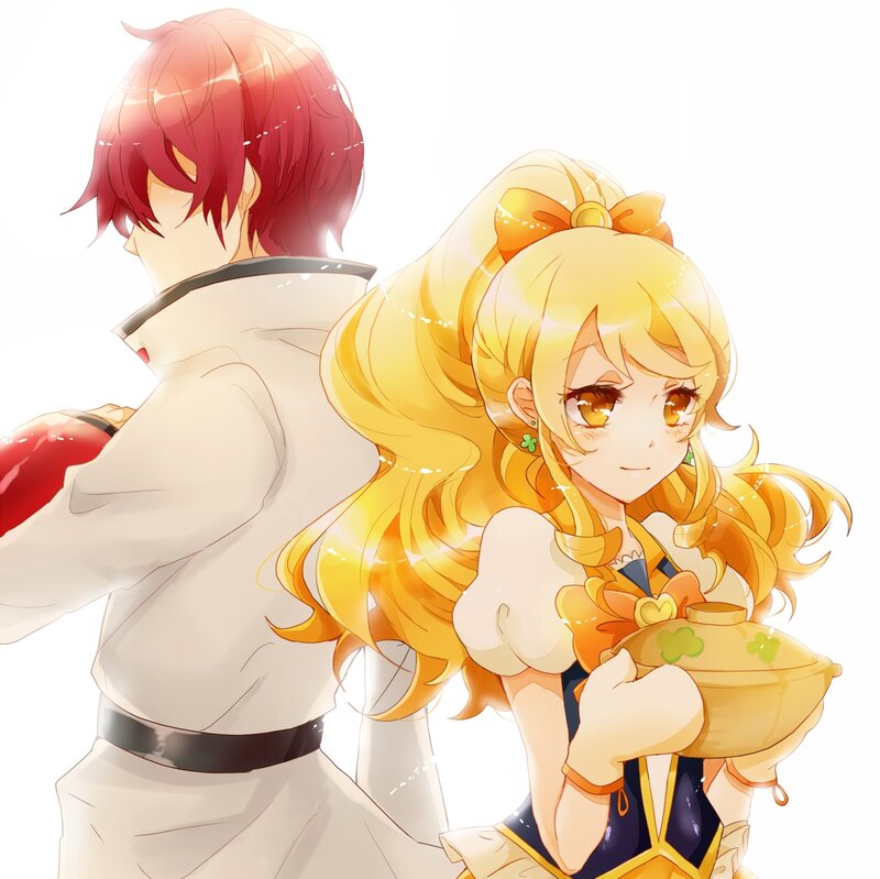 Blonde Girl Holding Bowl