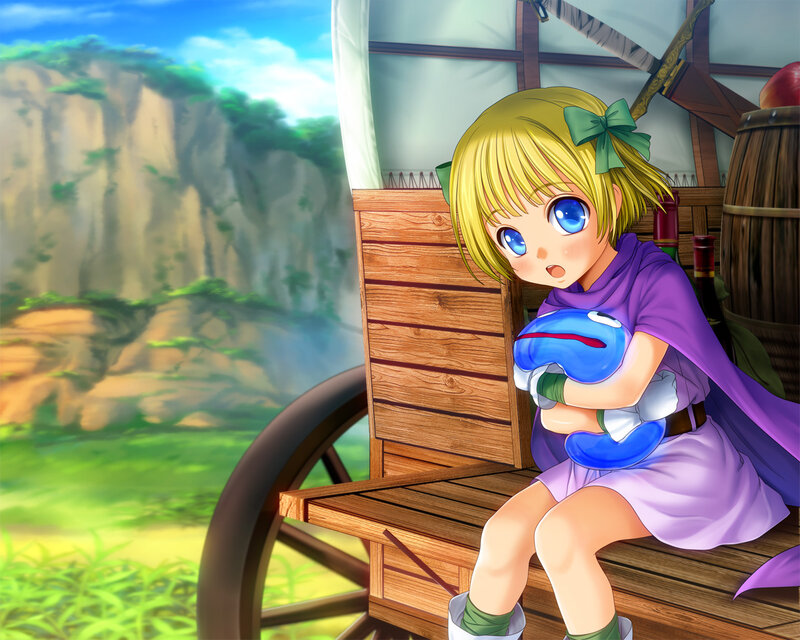 Blonde Girl Holding Frog